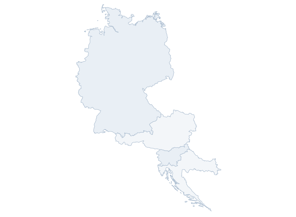 Germania, Austria, Slovenia e Croazia